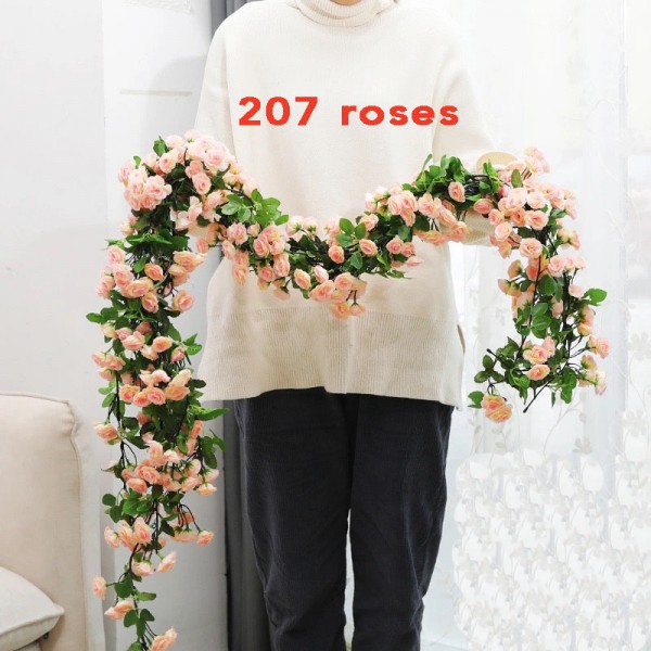 Artificial 207x Roses 18FT 5.4M